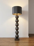 Lampadaire décoratif à boules métalliques