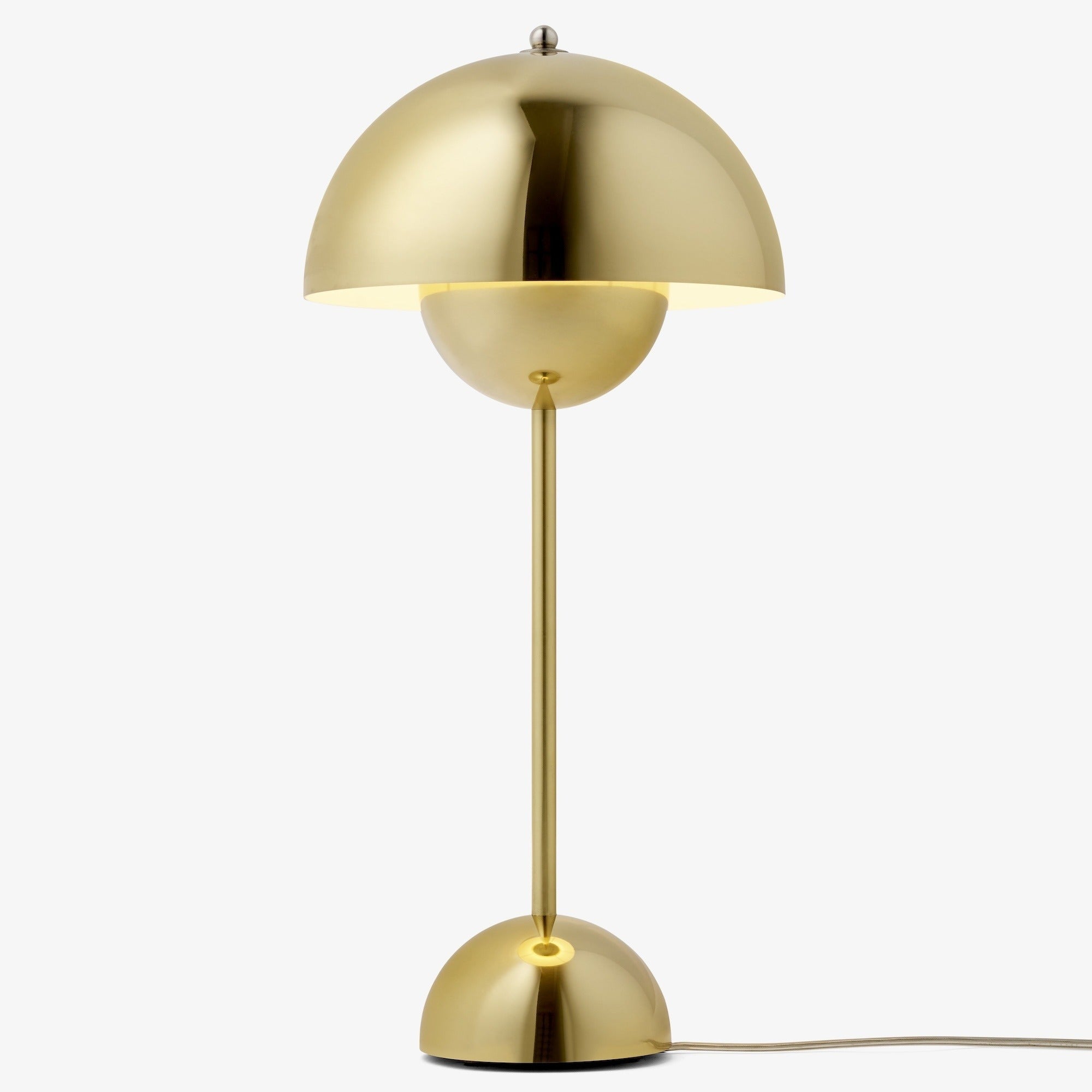 Lampe de table Champignon dorée