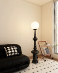 Lampe sur pied colonne romaine