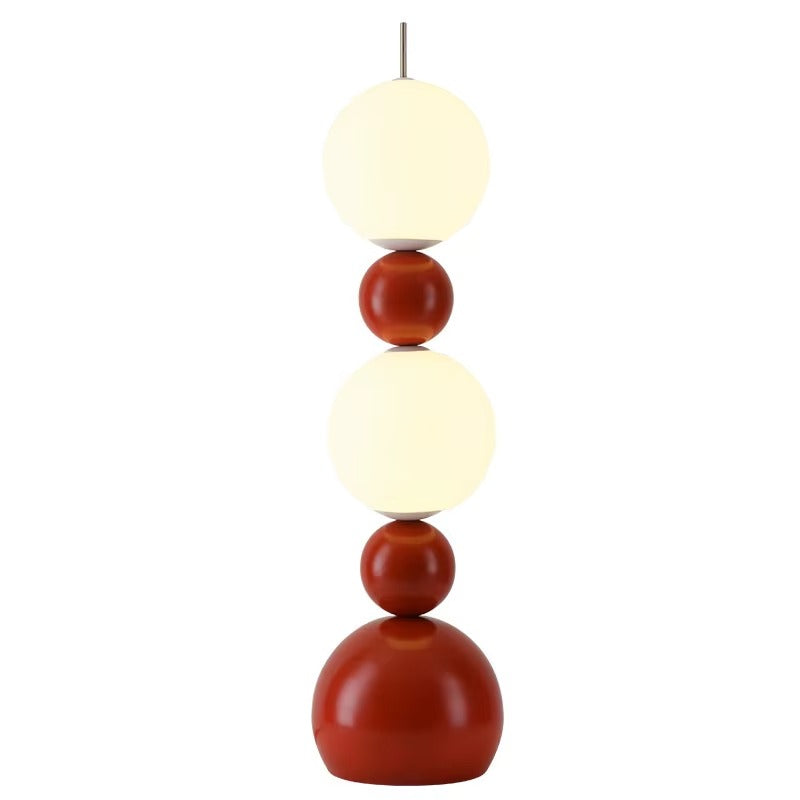 Lampe sur pied à boules lumineuses