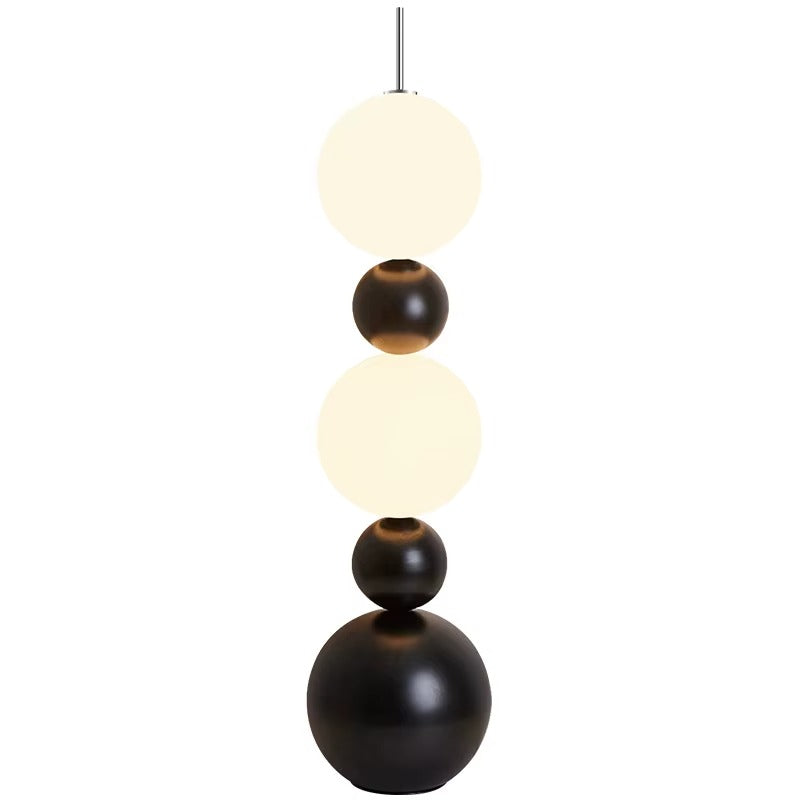 Lampe sur pied à boules lumineuses