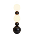 Lampe sur pied à boules lumineuses