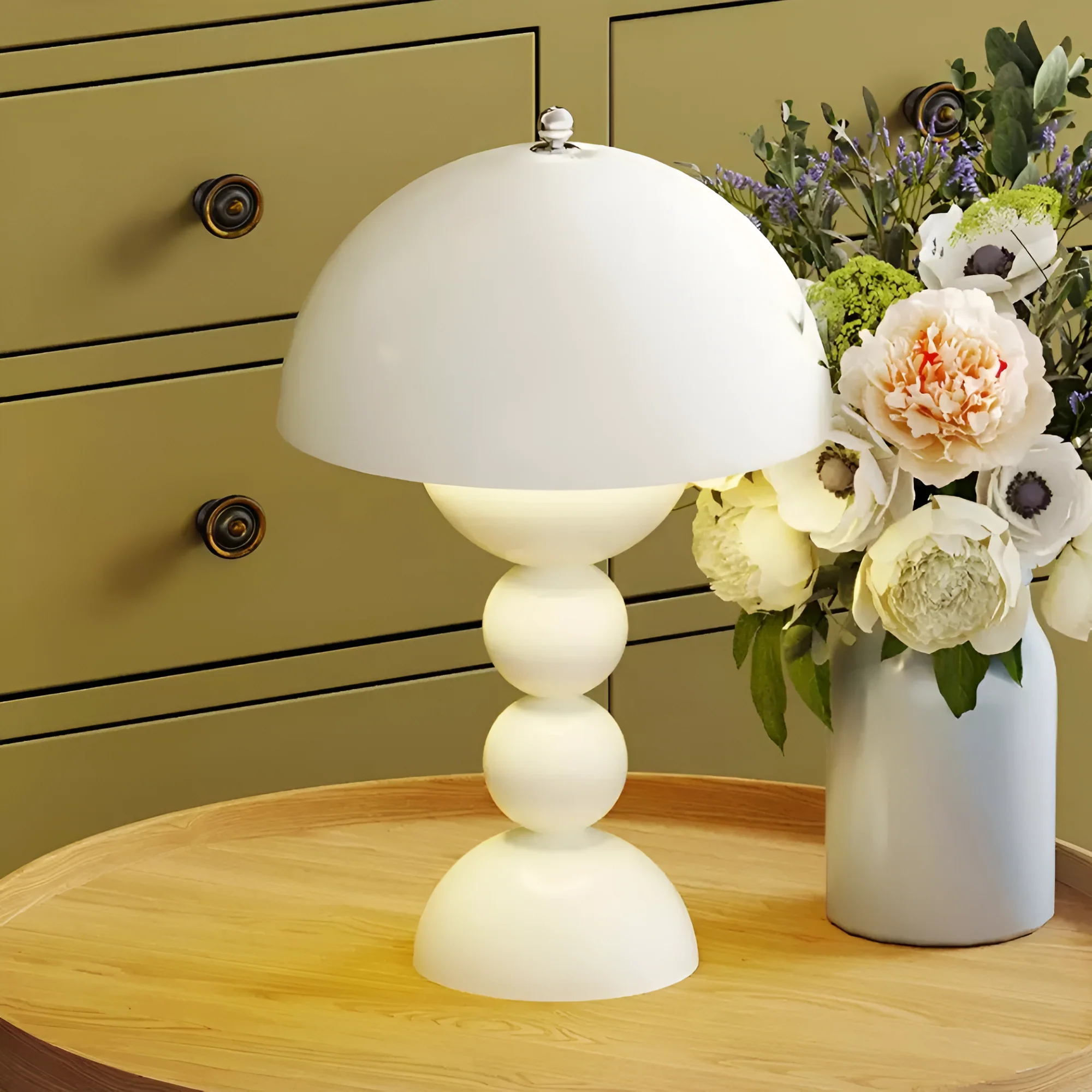 Lampe de chevêt champignon