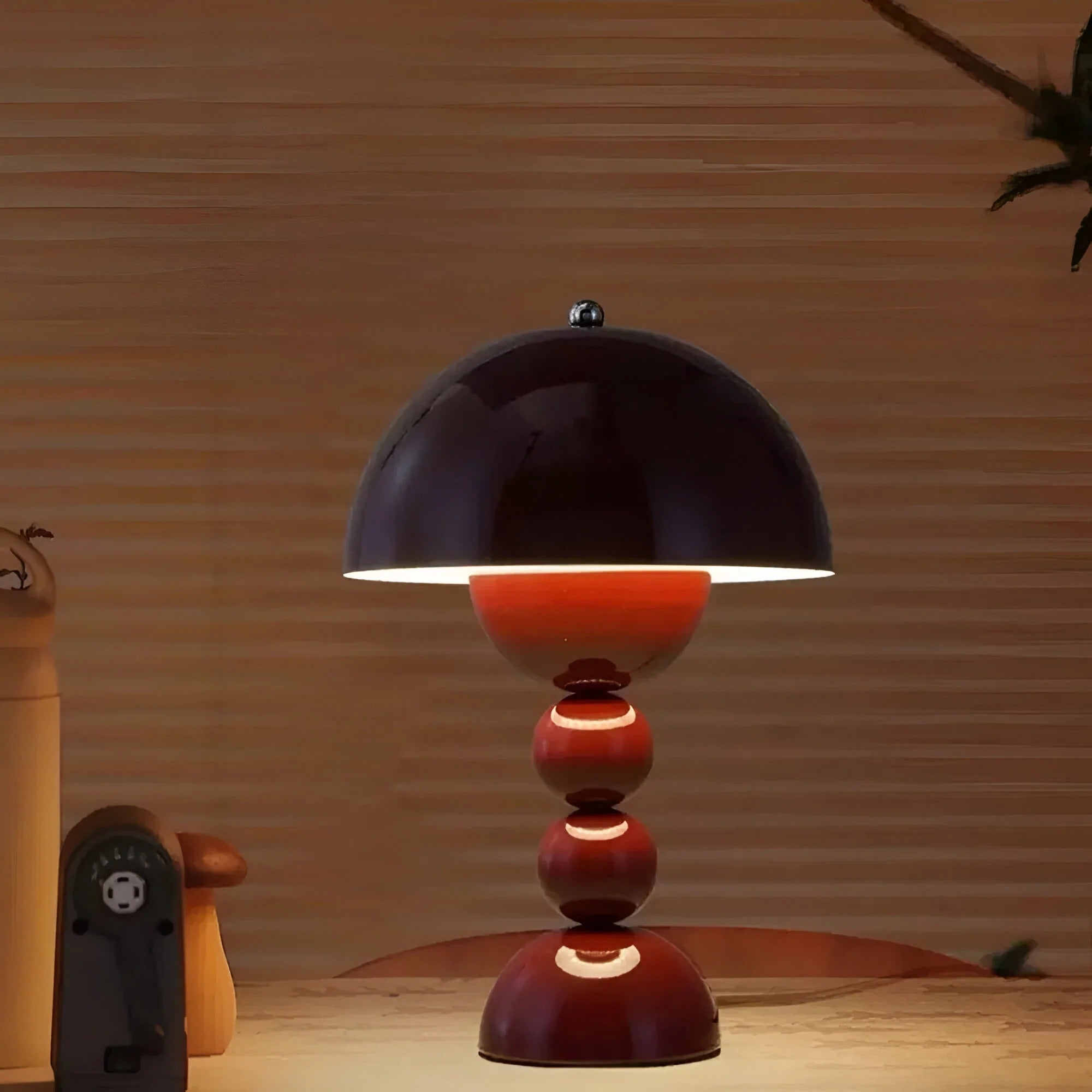 Lampe de chevêt champignon