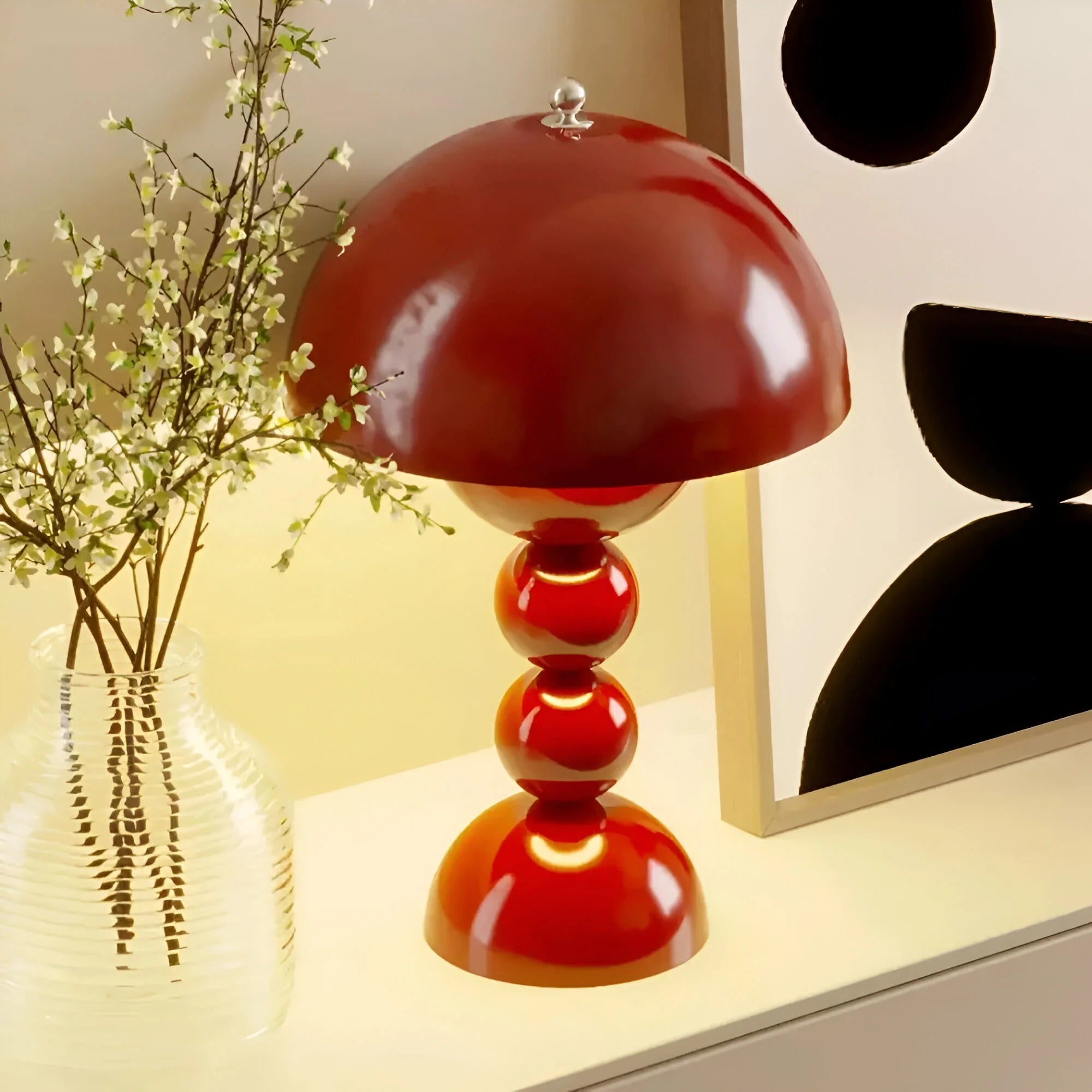 Lampe de chevêt champignon