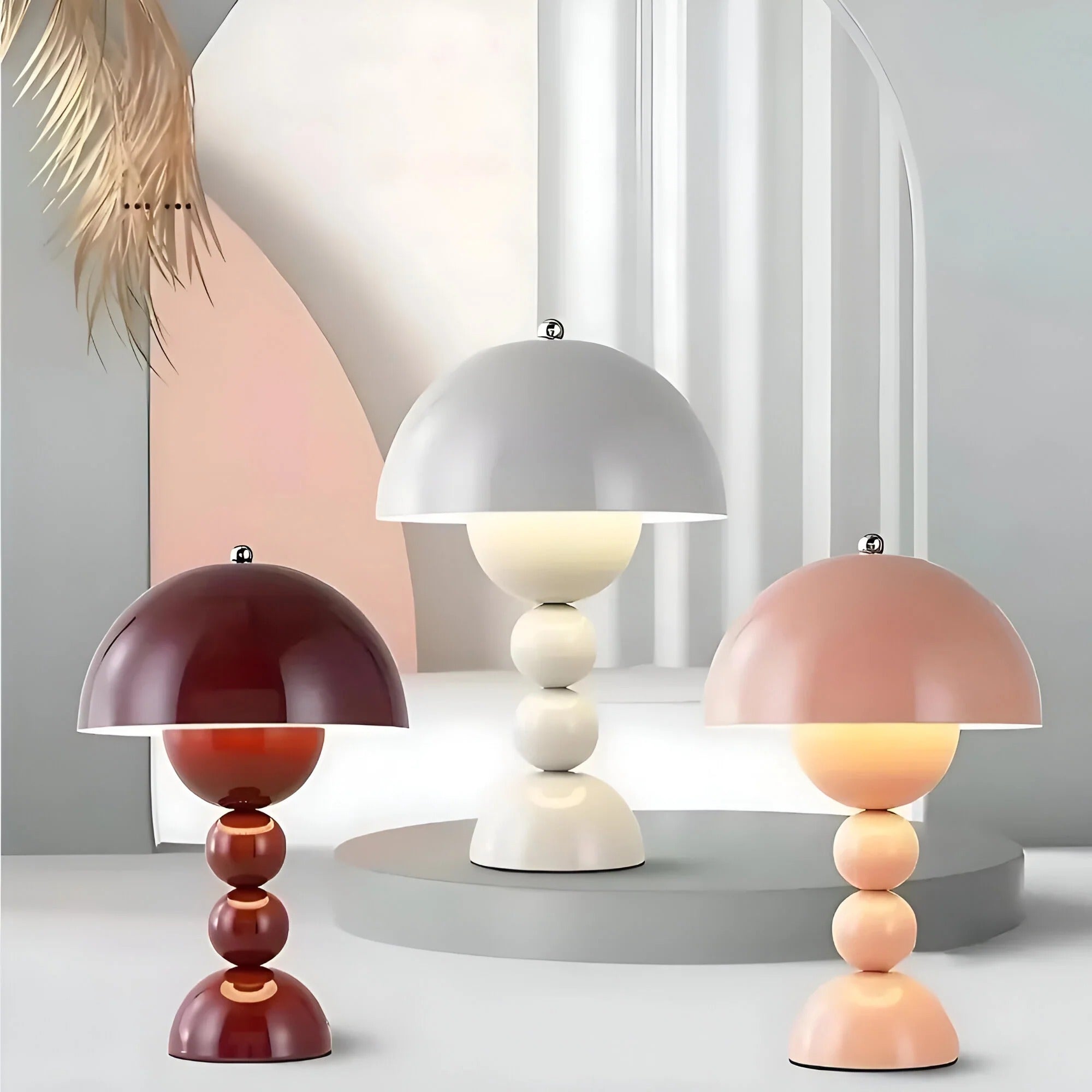 Lampe de chevêt champignon