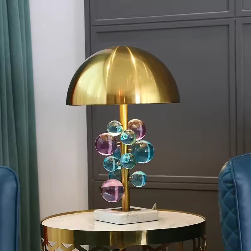 Lampe de table cristal