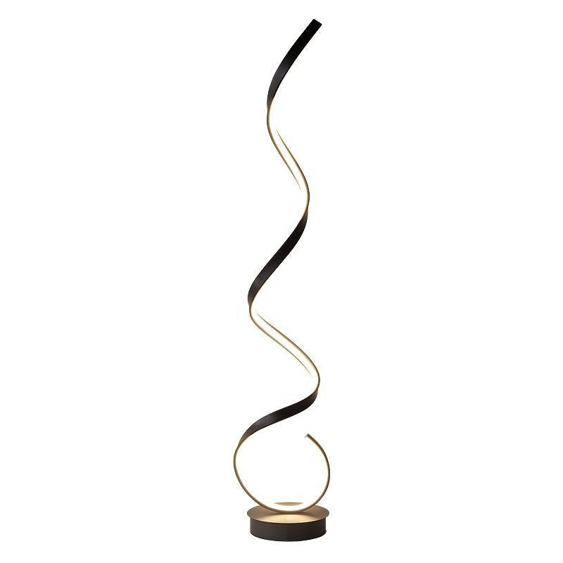 Lampadaire LED sur pied spirale