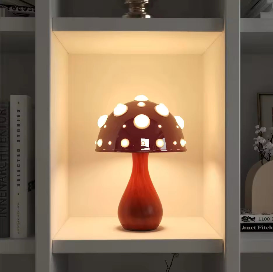 Lampe de bureau champignon