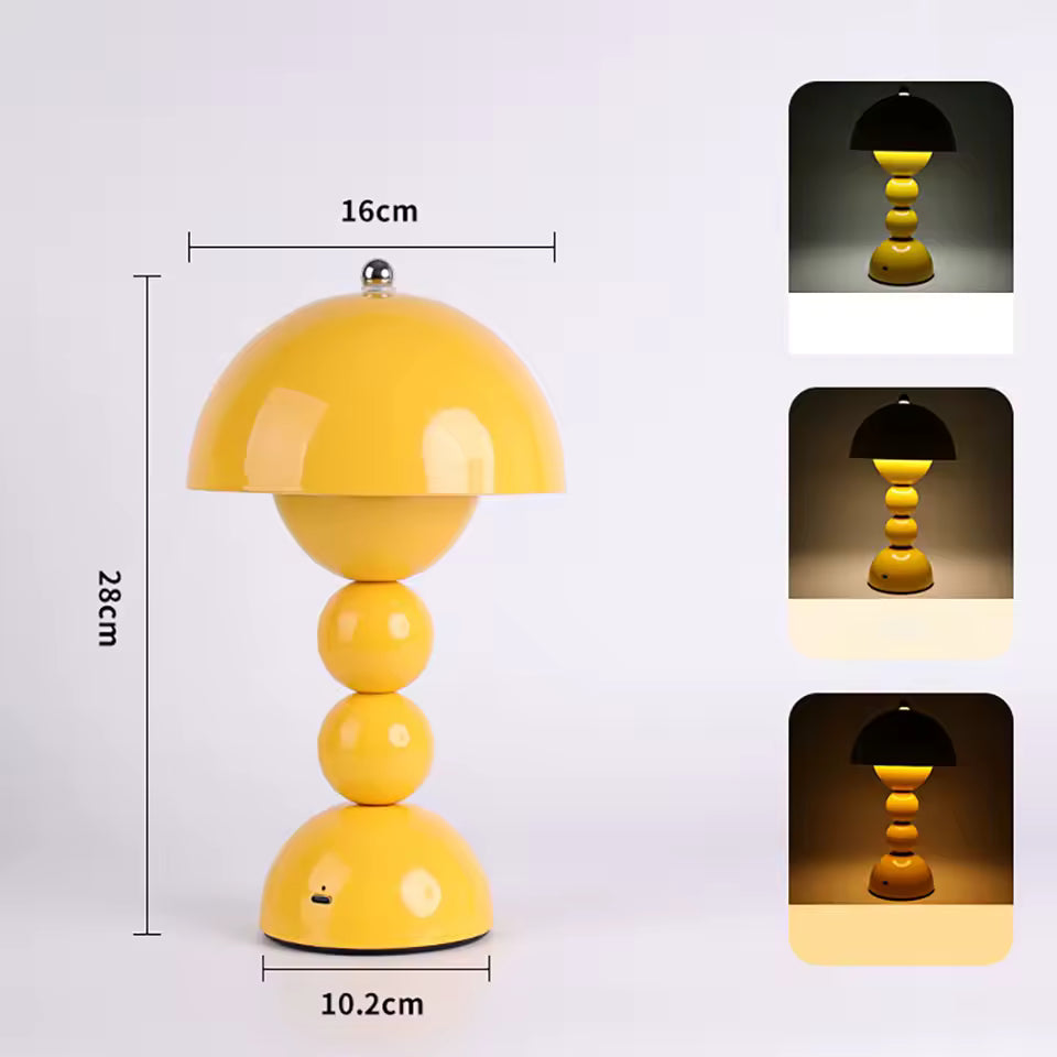 Lampe de chevêt champignon
