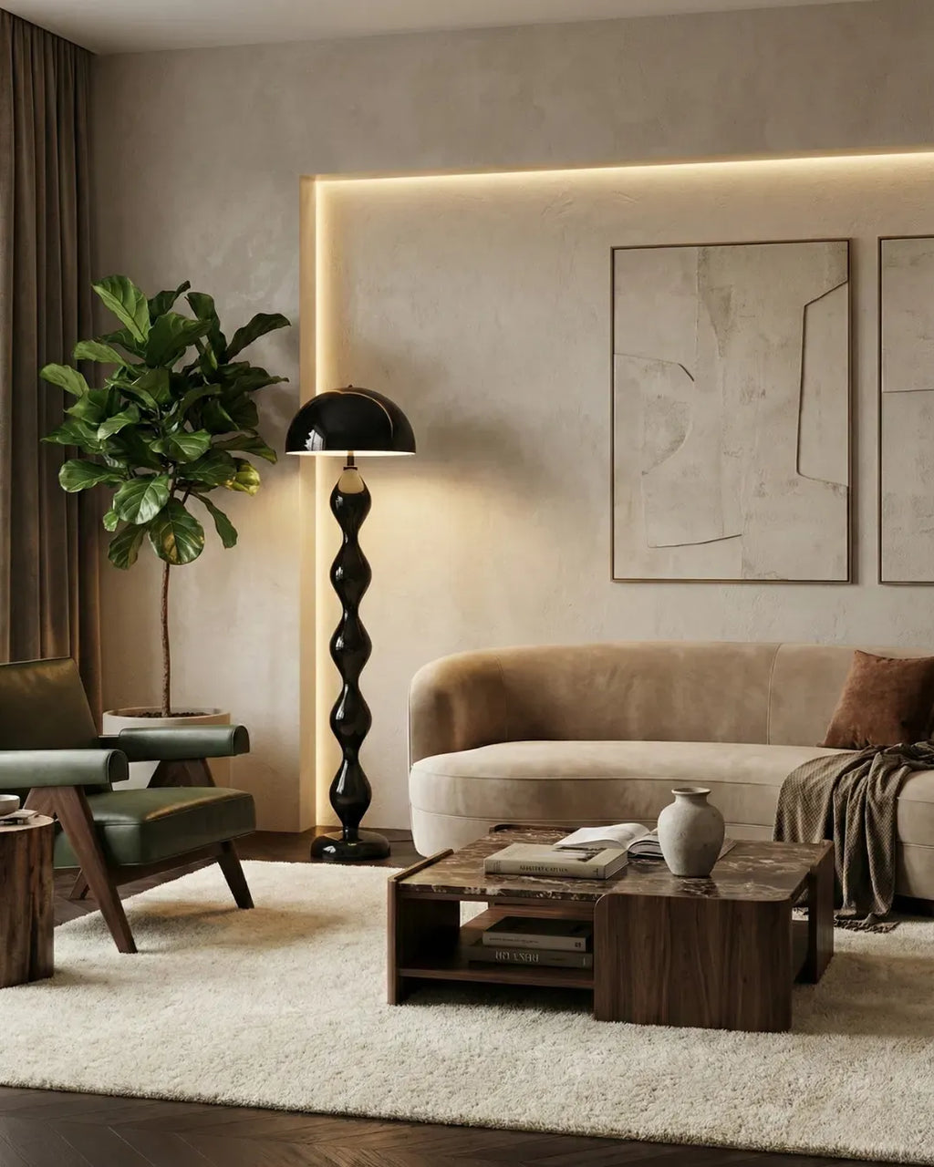 Lampadaire Champignon
